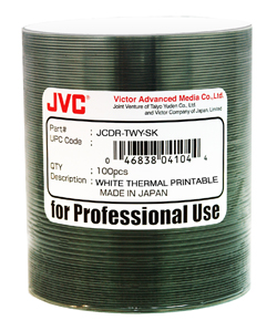 JVC Taiyo Yuden White Thermal CD-R